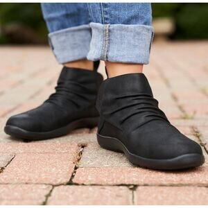 Anodyne Womens No. 91 Casual Boots US 8.5M EU 38.5 Black Vegan Leather NIB